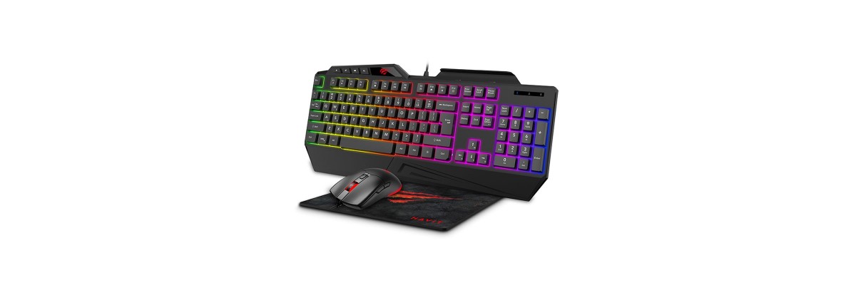 Teclado HAVIT Gaming KB889CM Combo 3 en 1