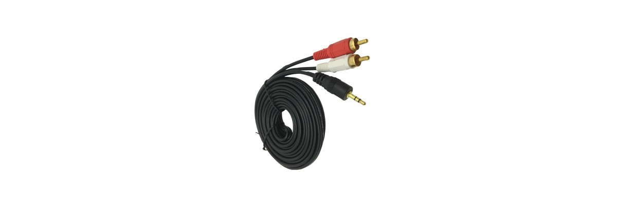 Cable HAVIT 3.5M / 2 RCA 1M