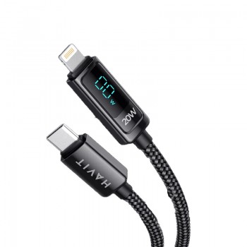 Cable de Tipo C a iPhone HV-CB6246 con LCD