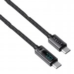 Cable de Tipo C a Tipo C HV-CB6246 con LCD