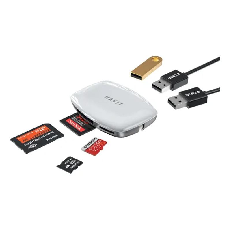 HUB HAVIT H19 USB + Lector de Tarjetas