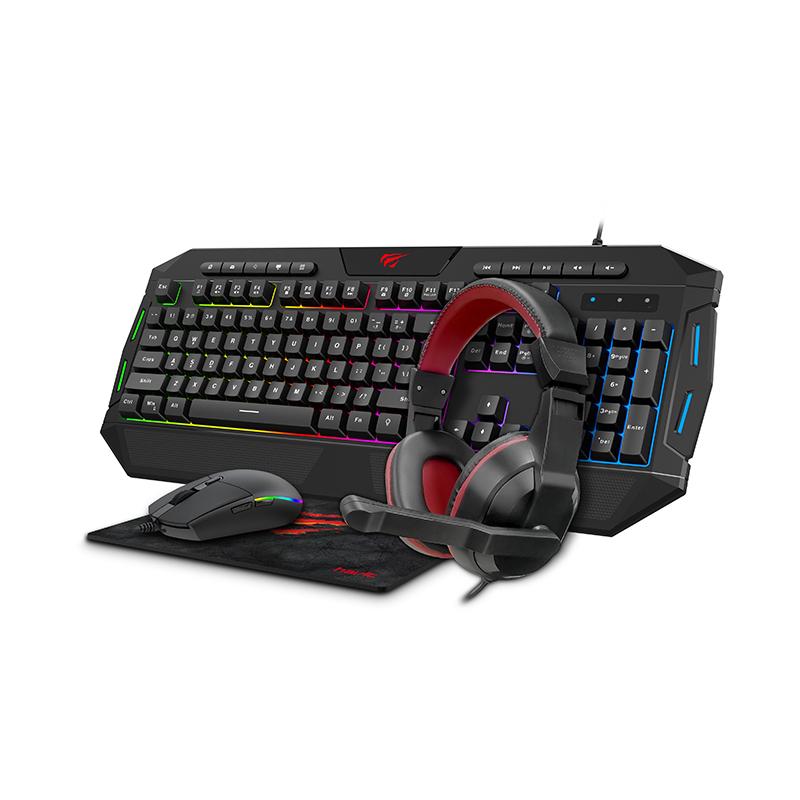 Teclado HAVIT Gaming KB501CM Combo 4 en 1