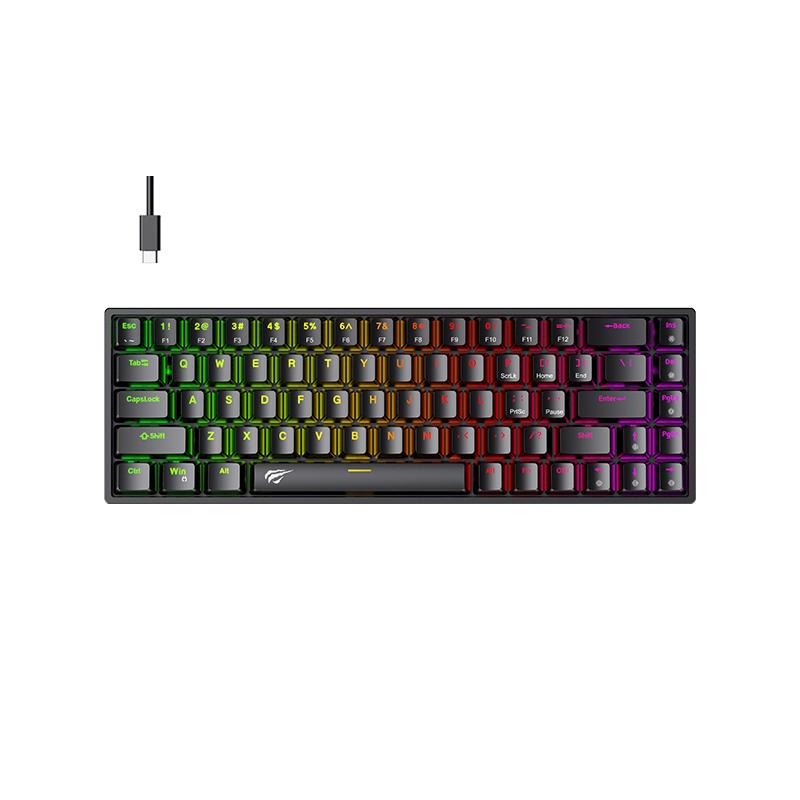 Teclado HAVIT Gamer KB865L Mecánico Corto