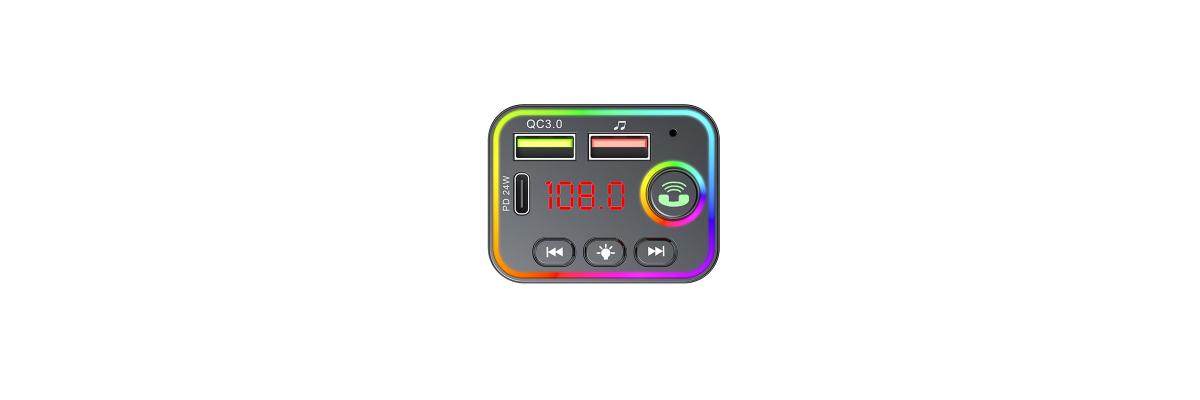 Modulador Havit Bluetooth FM 819 RGB