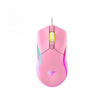 Mouse Havit MS1029 Gaming RGB Rosado
