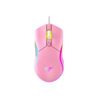 Mouse Havit MS1029 Gaming RGB Rosado