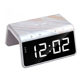 Reloj Havit W320 Despertador y Cargador Inalámbrico