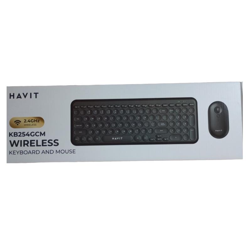 Teclado Havit Combo Wireless KB254GCM