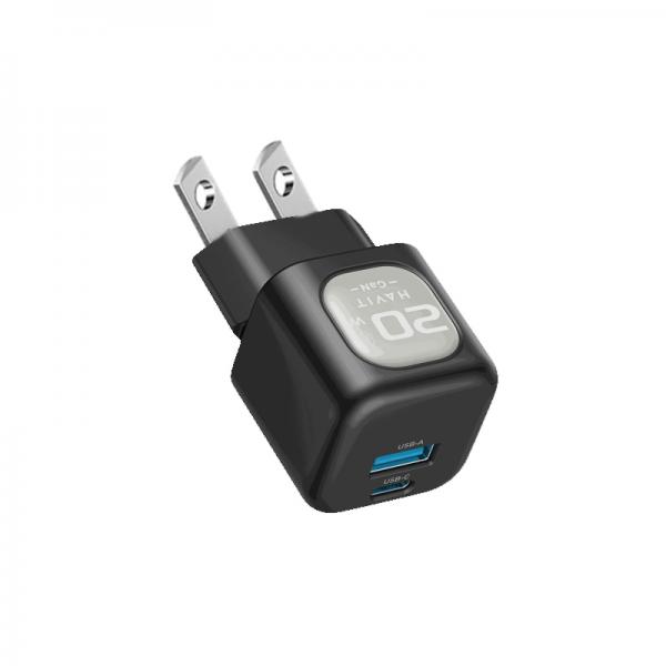 Cargador Havit 110V a Tipo C+USB UC220