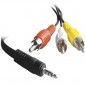 Cable HAVIT 3.5M / 3 RCA 1.5M