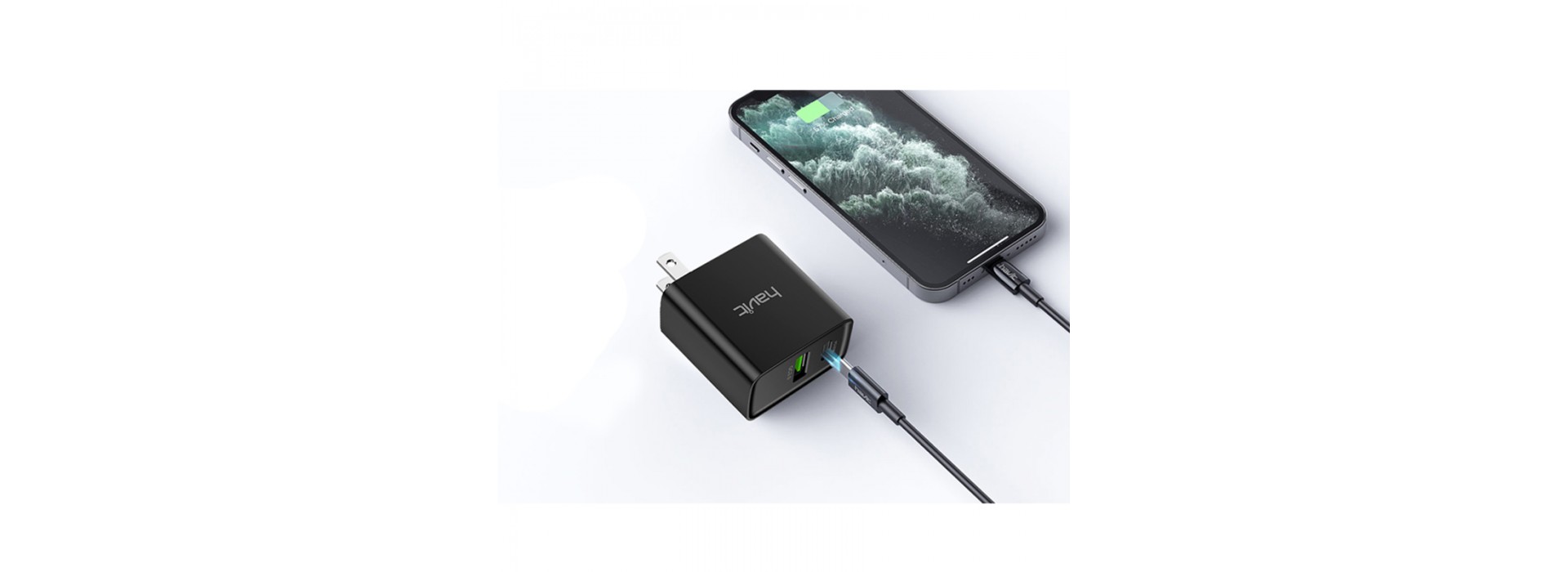Cargador HAVIT HV- UC111 de Pared USB-Tipo-C