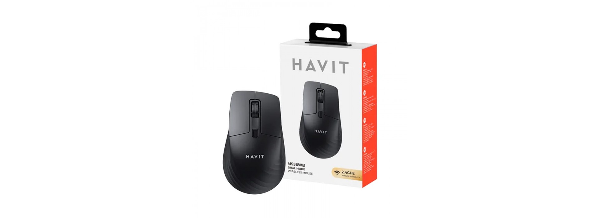 Mouse Havit MS58WB Bluetooth, Wireless y USB