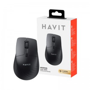 Mouse Havit MS58WB Bluetooth, Wireless y USB