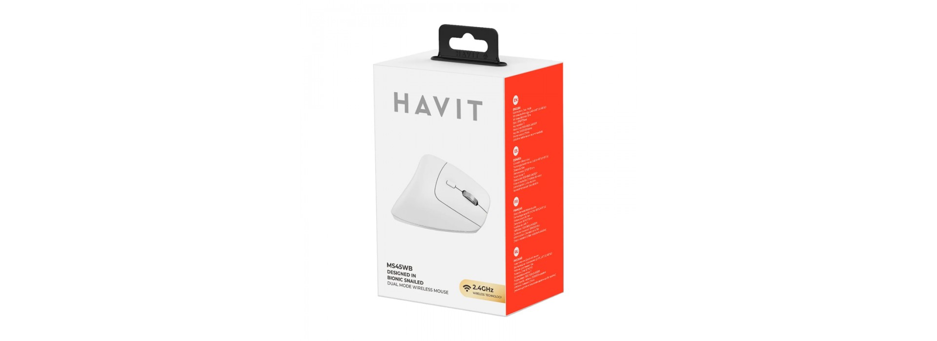 Mouse HAVIT MS45WB ERGONOMICO Inalámbrico