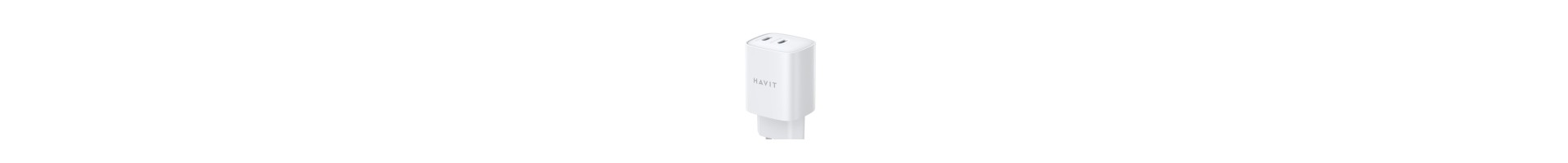 Cargador Havit 110V a 2 Tipo C UC45W