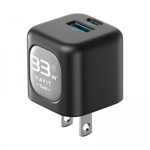 Cargador Havit 110V a Tipo C+USB UC230