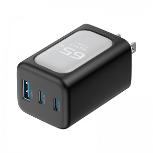 Cargador Havit 110V a 2 Tipo C+USB UC 260