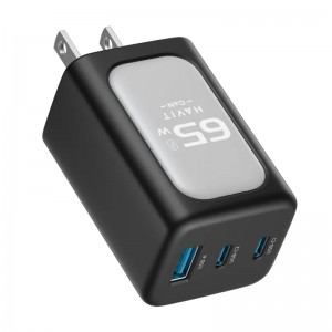 Cargador Havit 110V a 2 Tipo C+USB UC 260