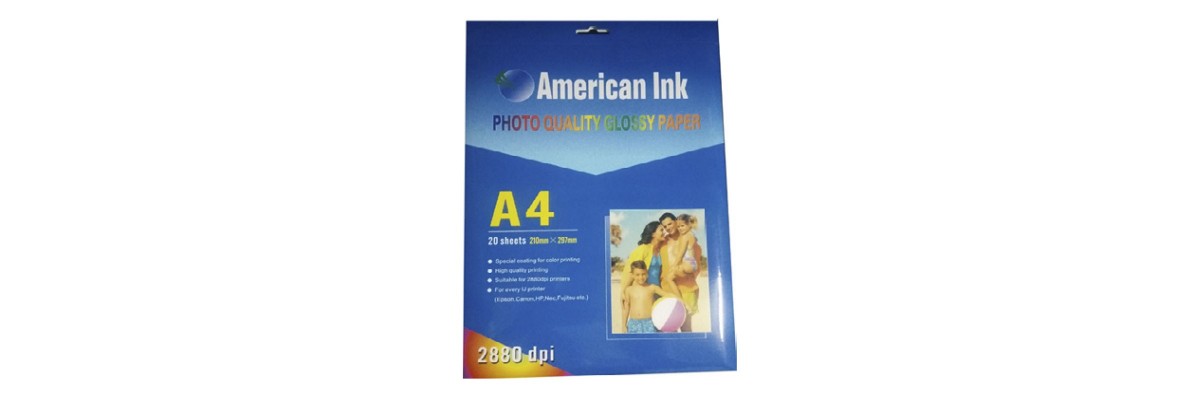 Papel Fotográfico A4 Glossy American Ink