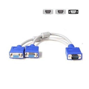 Cable Splitter VGA 1M a 2H